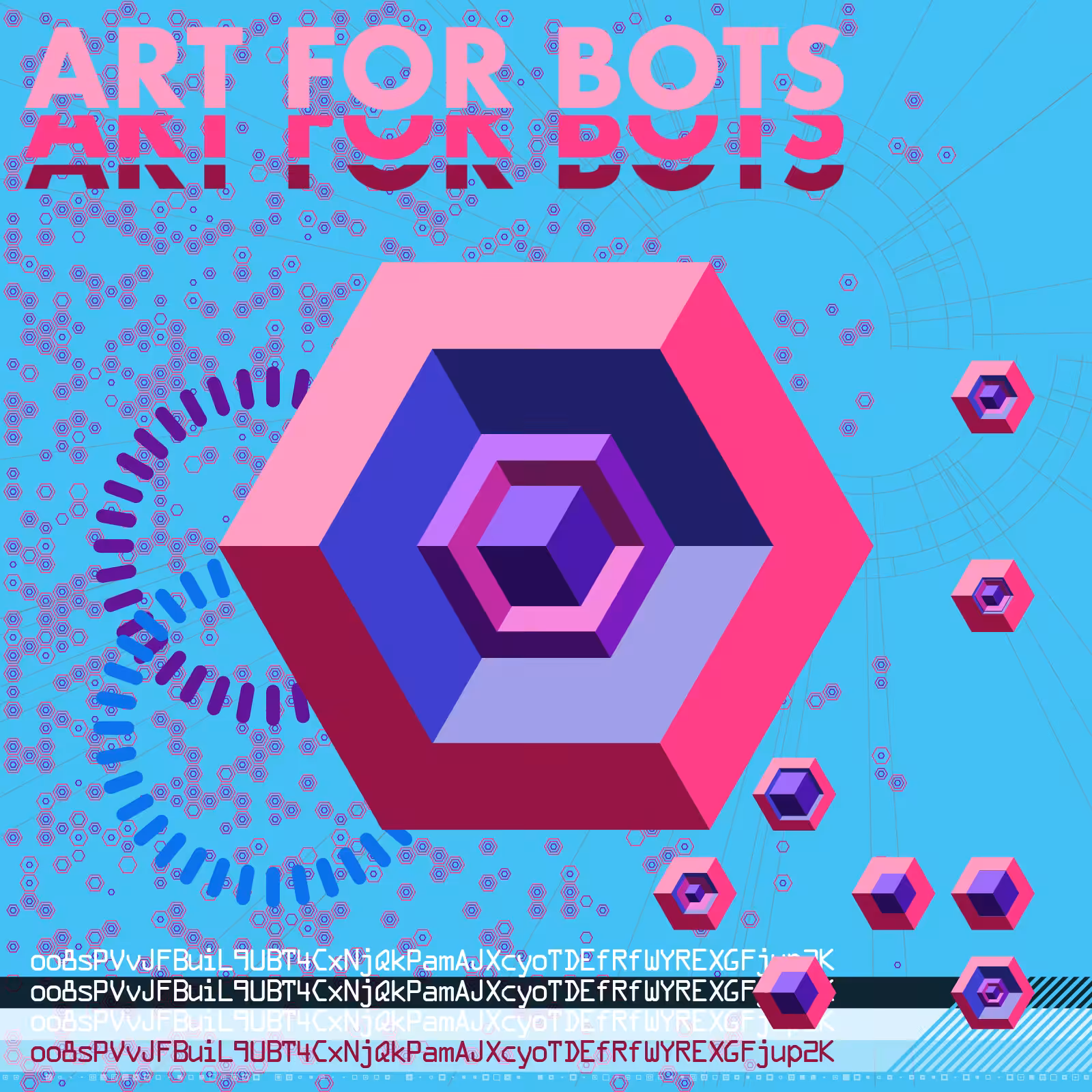 Hexagones - Art for Bots for Humans #1