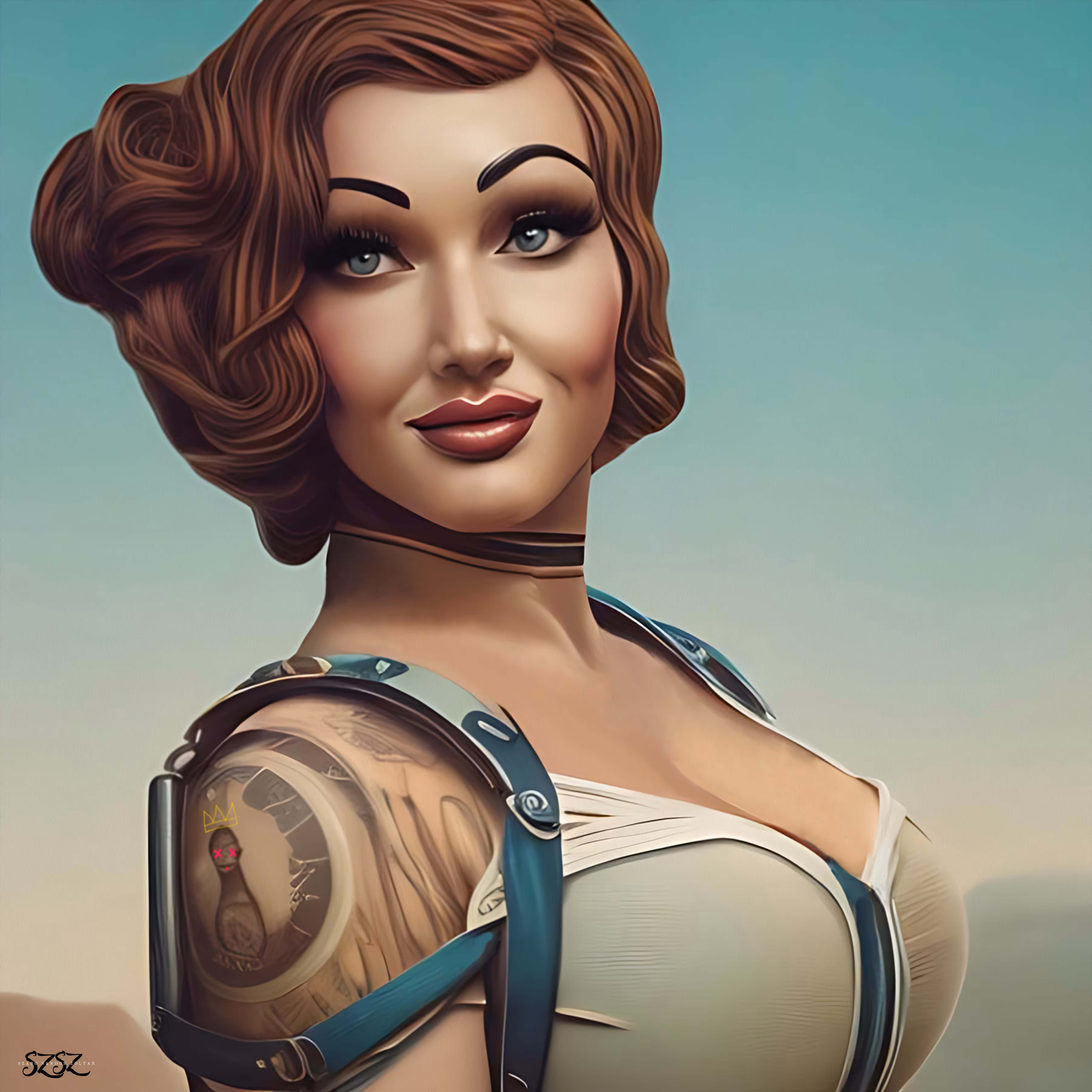 a lady from space