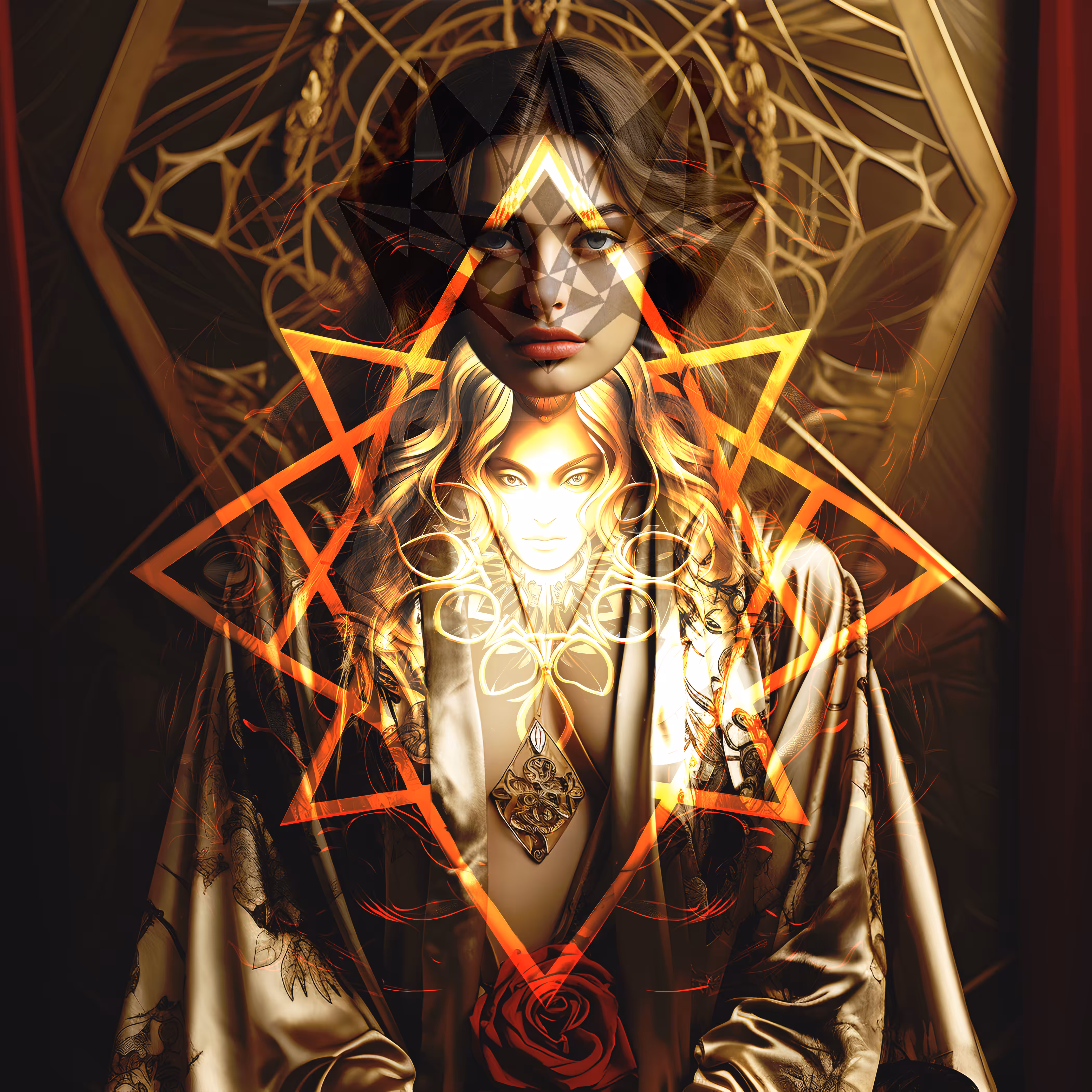 Goddesses of the Golden Loom: Mythic Symbols