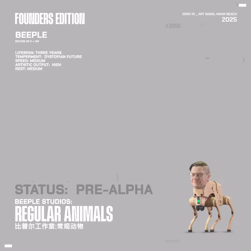 REGULAR ANIMALS: REGULAR ANIMAL _ BEEPLE #1