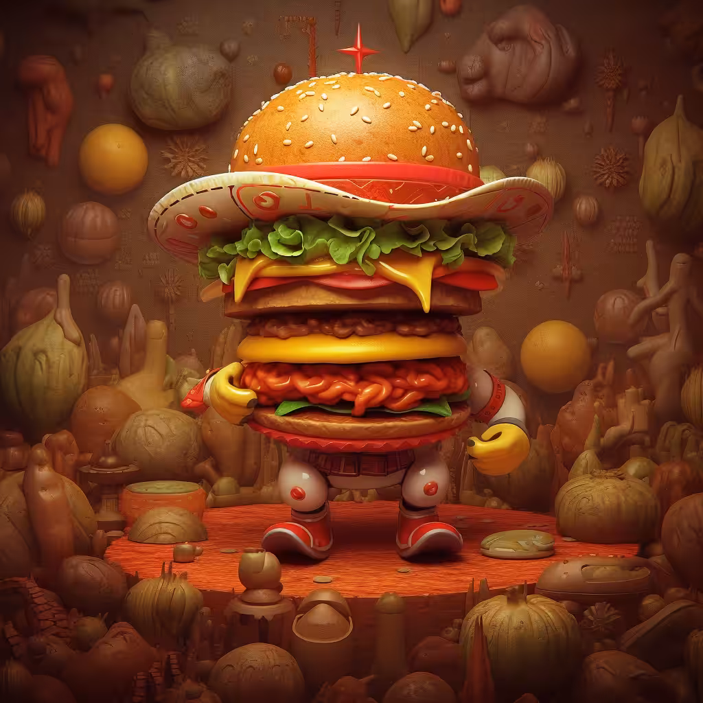 Hamburger #4 Animated