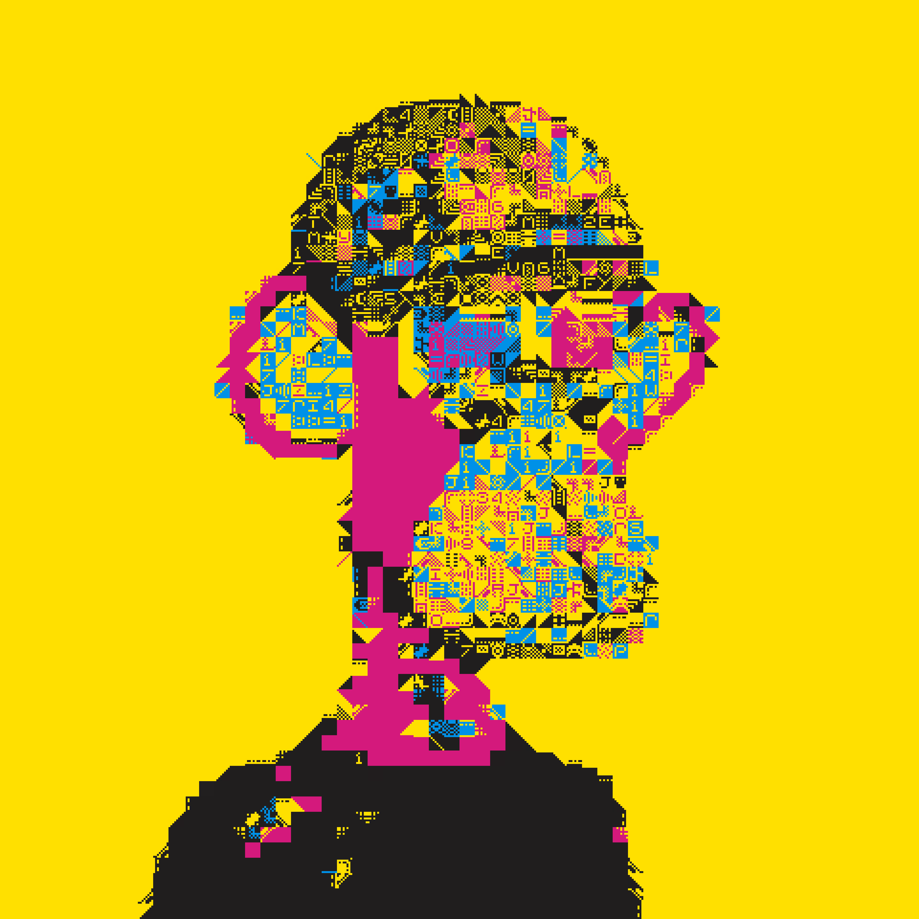 3D CUBIST APES #7