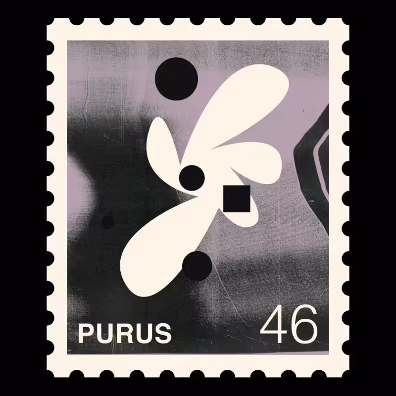 Postage stamp - Snowflakes #27