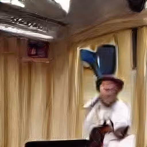 The Magic Music Man On A Train