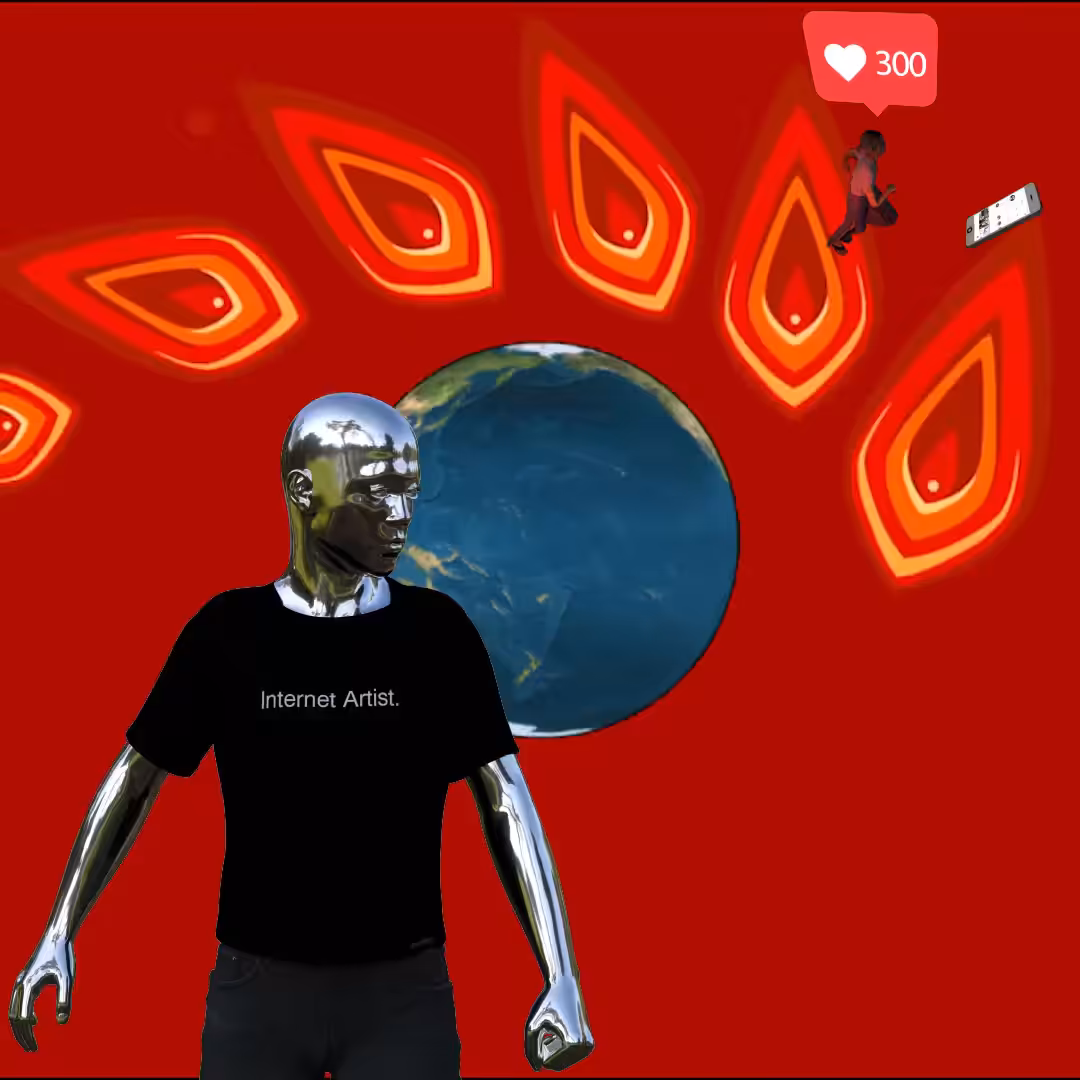 Canvas #85: upgrade. — internet artist. — global lockdown. — walking for clout. — dreamscape