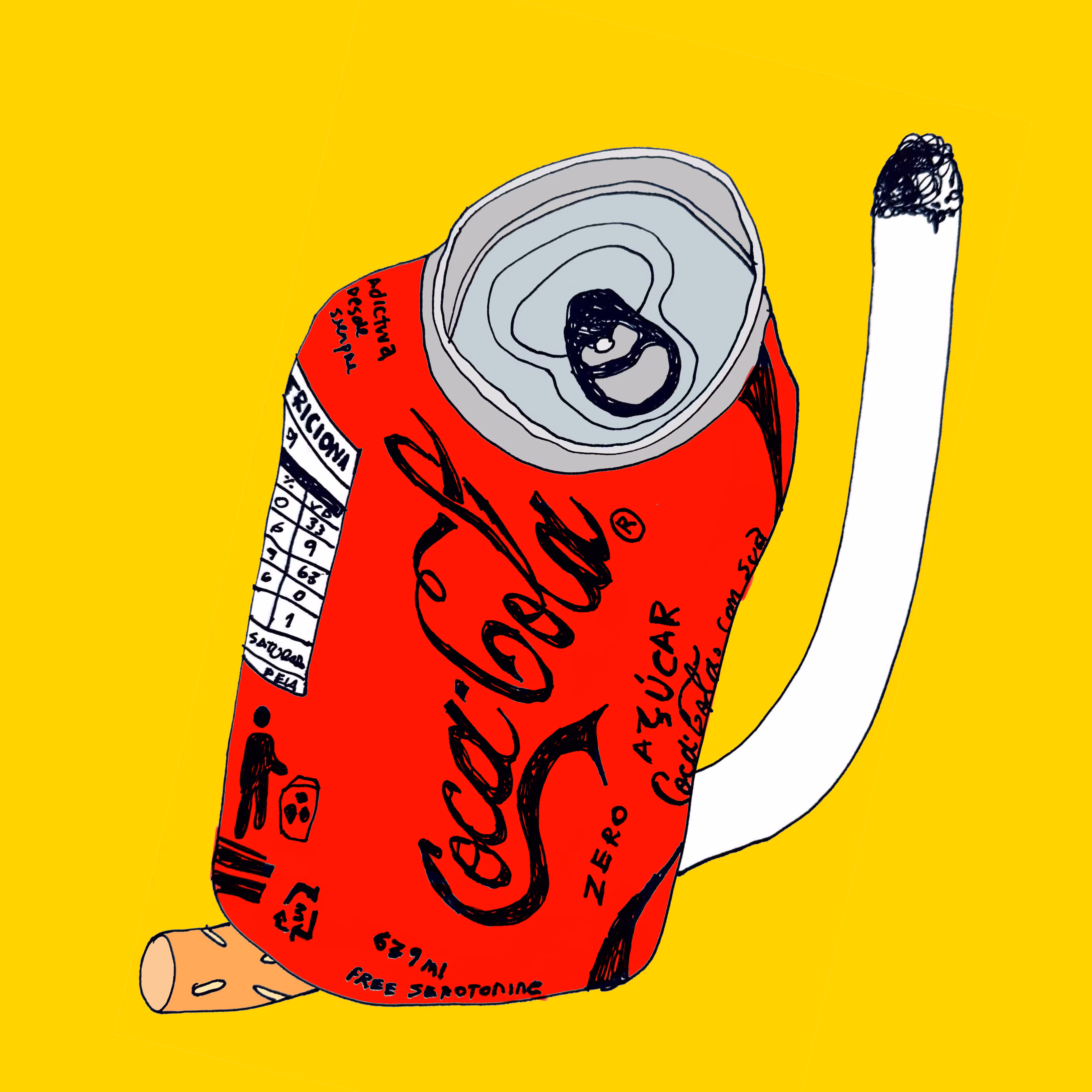 Combo Coca Zero + cigarrillo