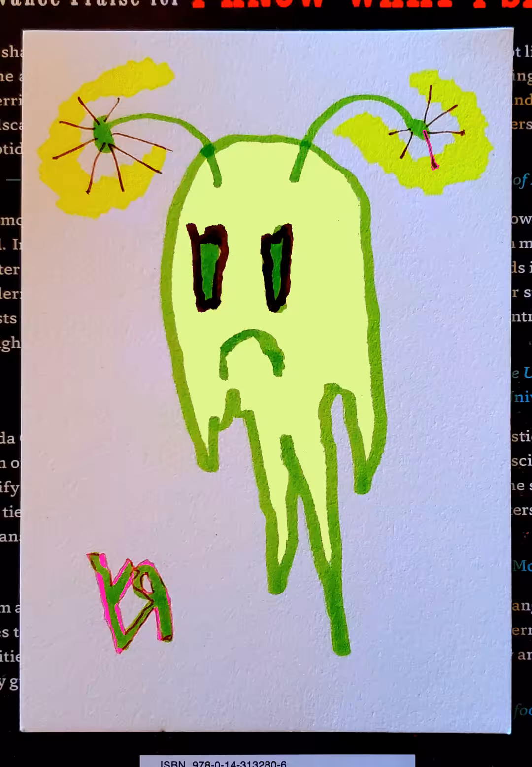 "Electric Ghost (Yellow)" by Richard F. Yates (Holy Fool)