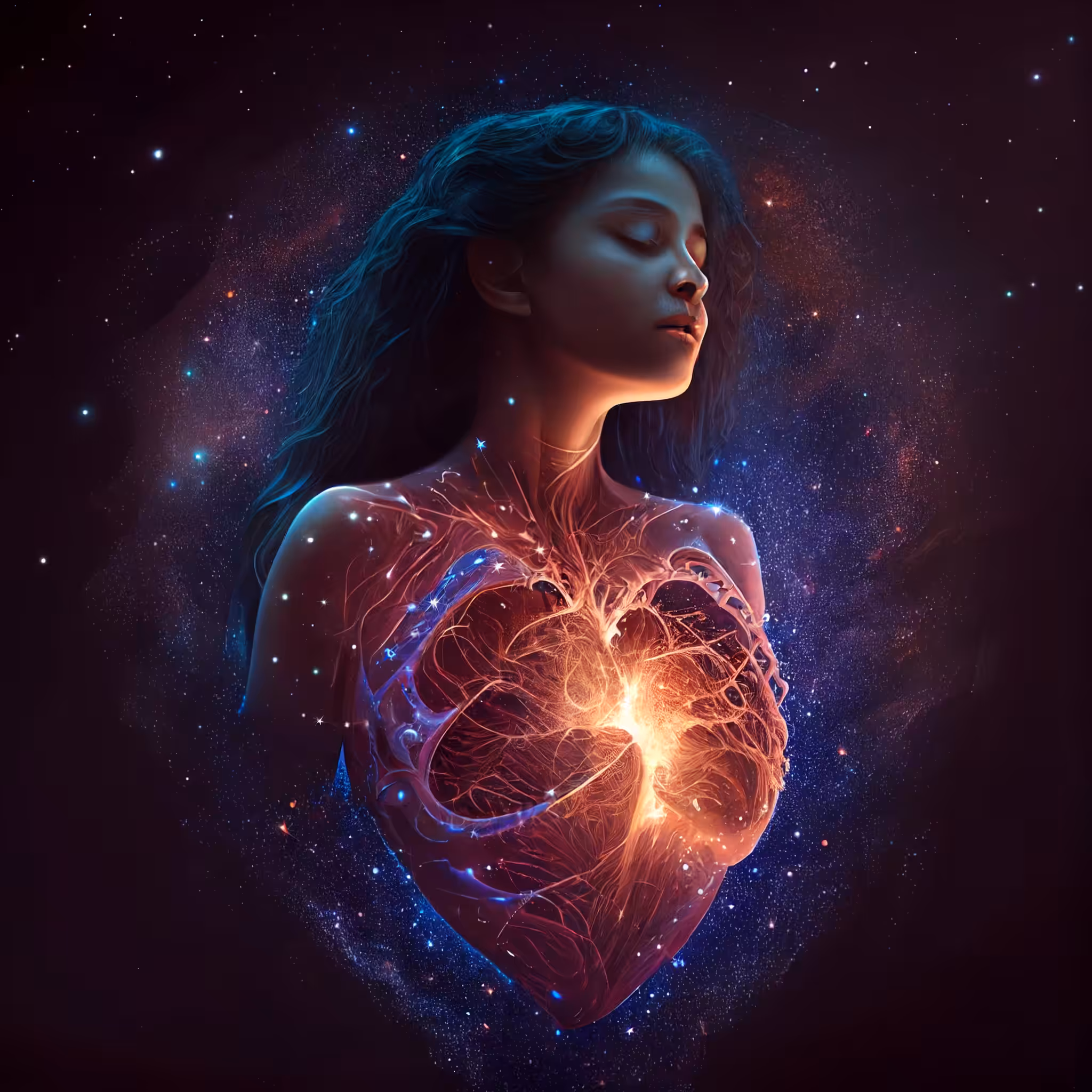 The heart of the universe peace and grace
