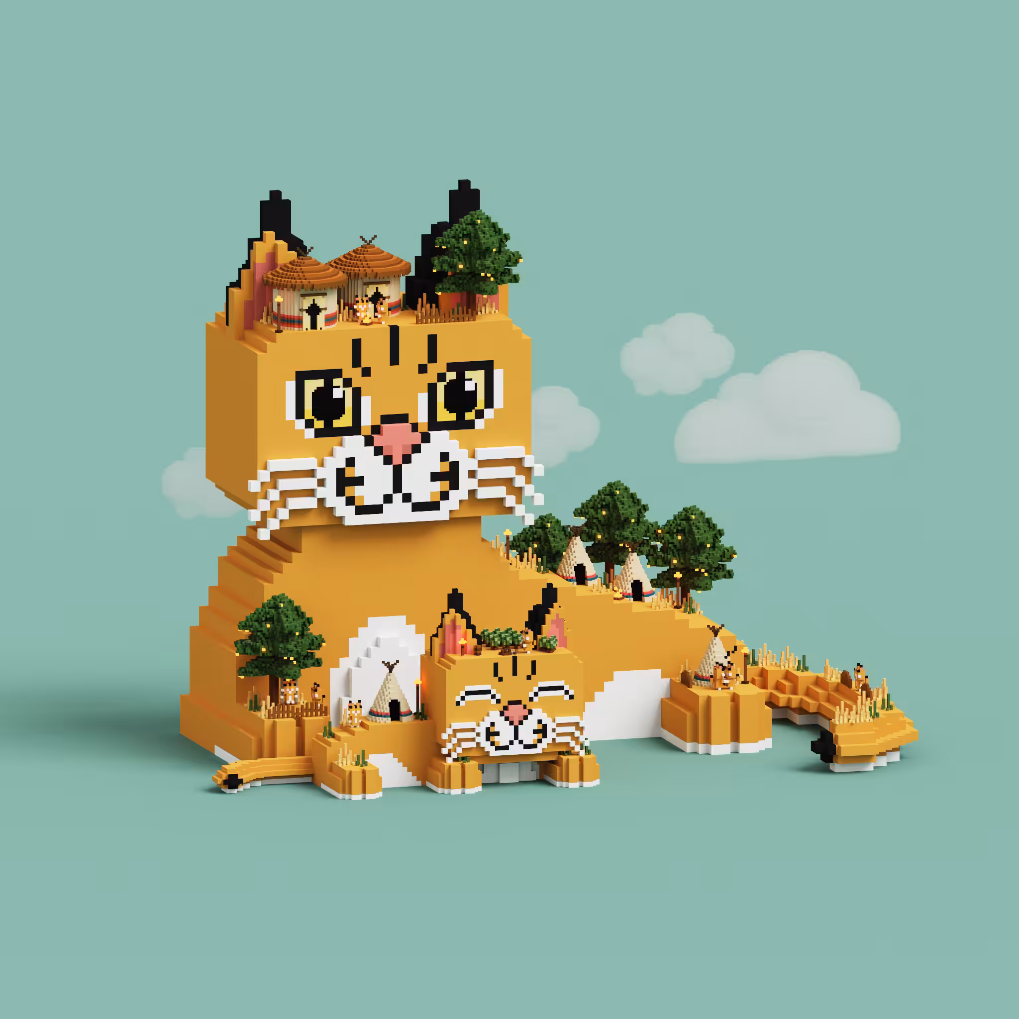 [On the cat] No.3 Caracal small village