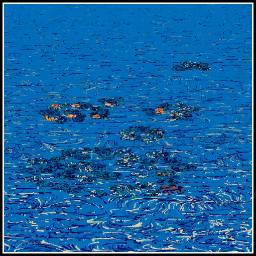 Polluted water lilies #19
