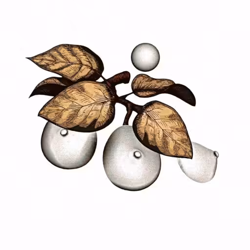 white pears