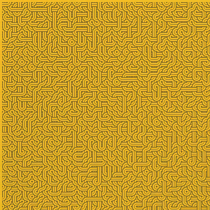 Dirty Interlaced Truchet Tiles #63