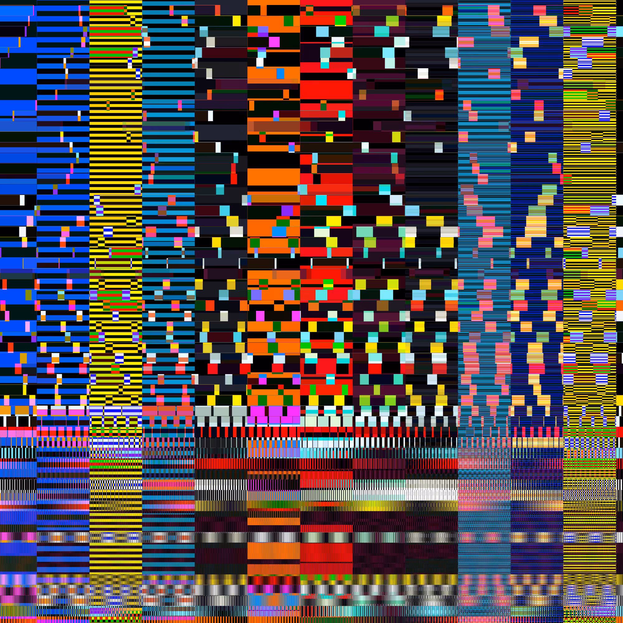 Glitchometry Stripes #104