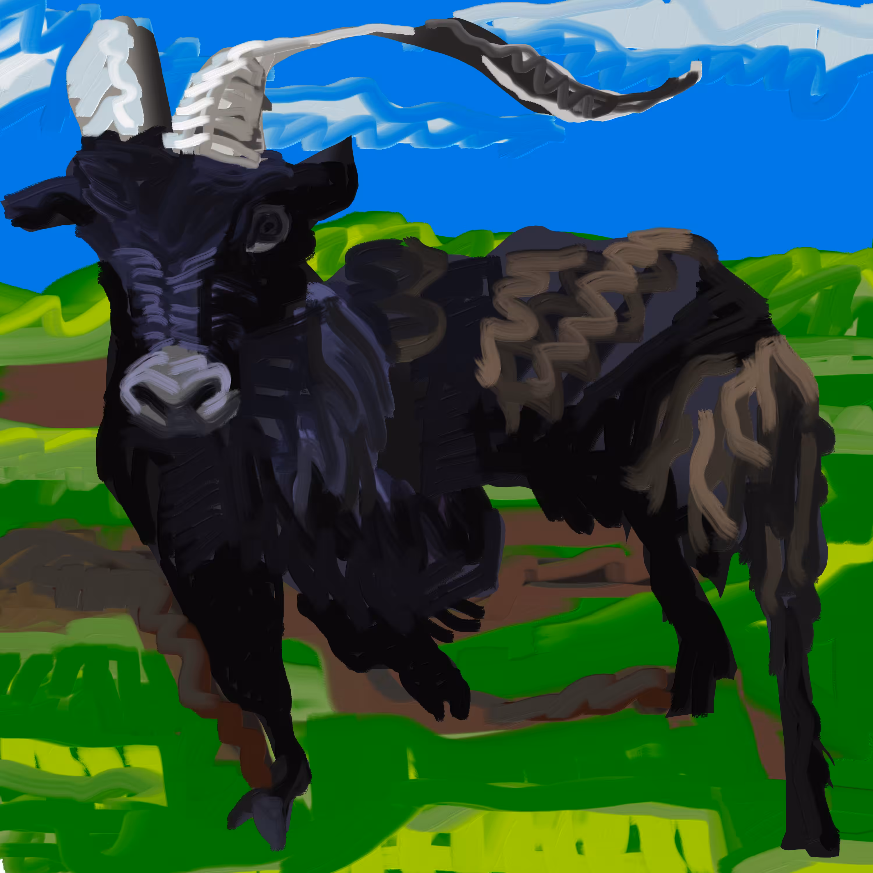 cabras en el flow: negra