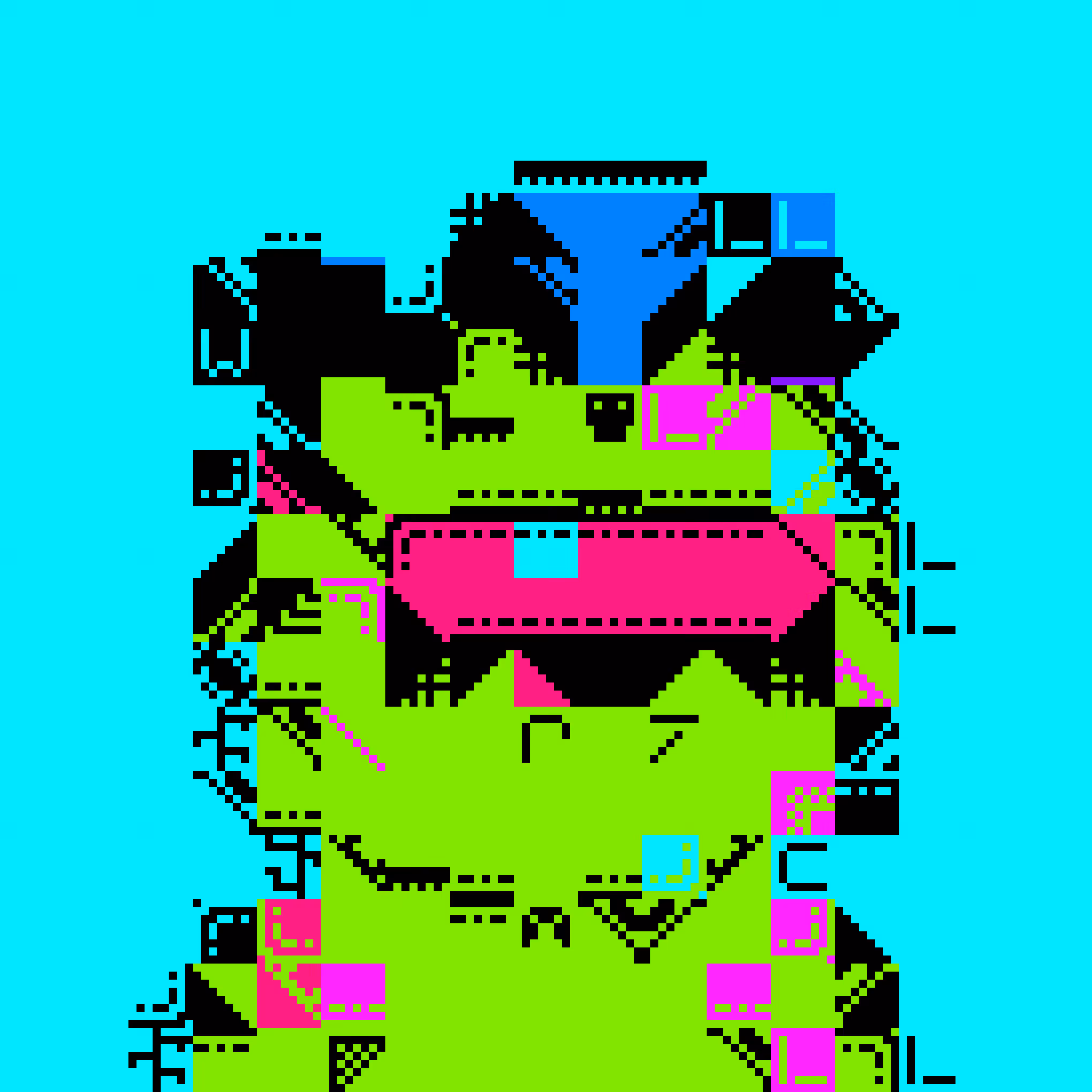 MIGGLES ON ASCII: ClockSpeedKitten