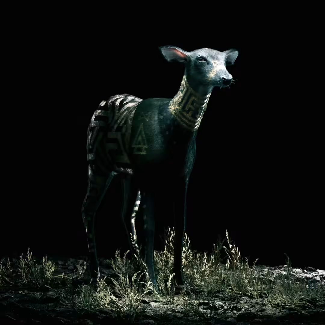 Marked Deer