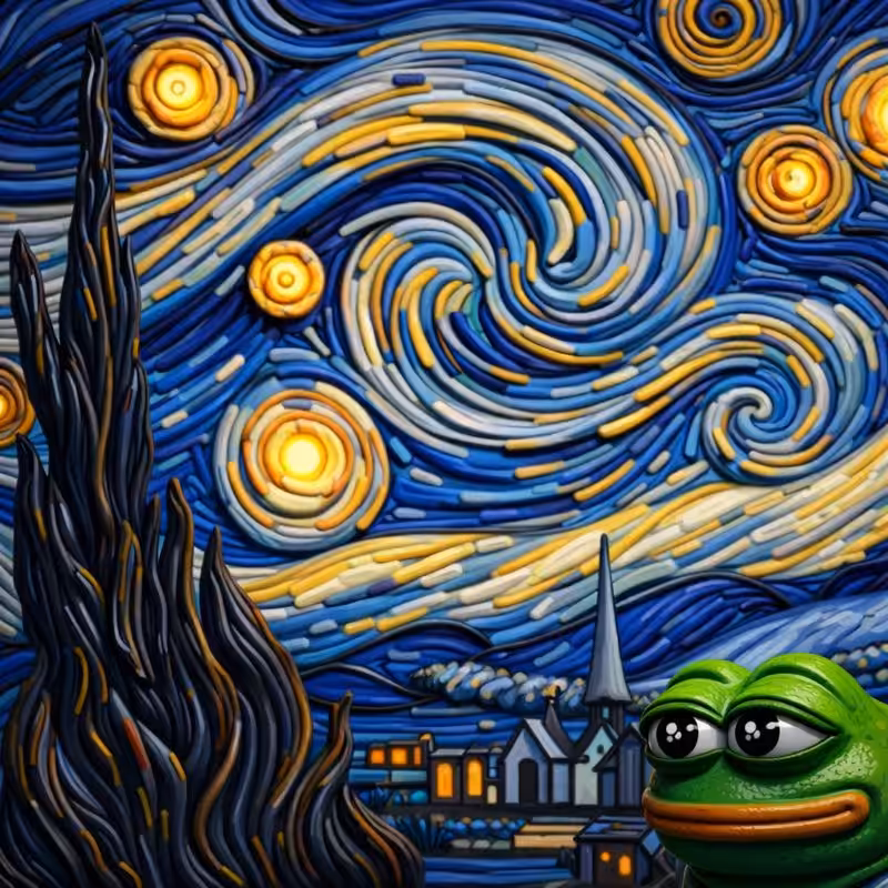 Pepe's Starry Night