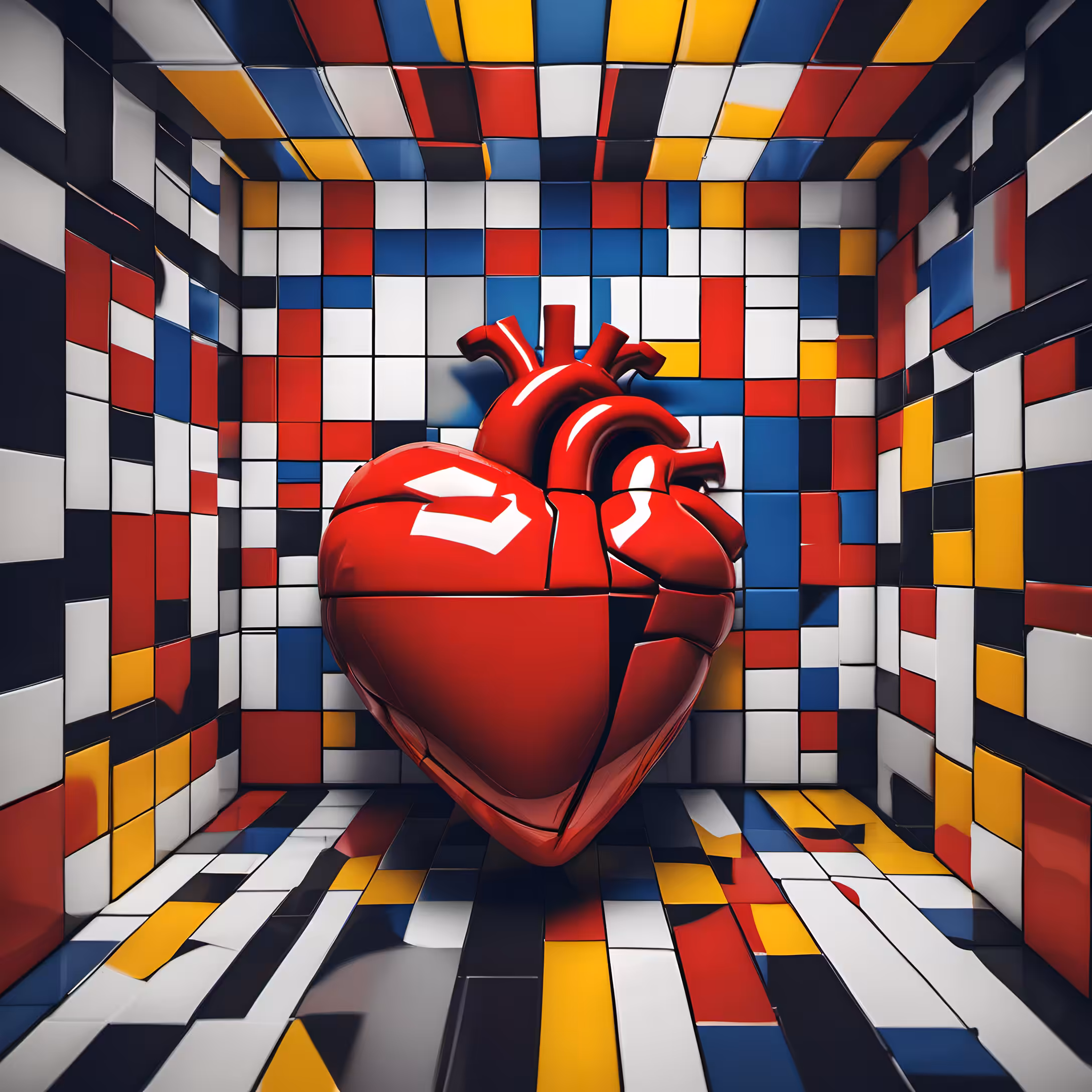De Stijl My Beating Heart #24