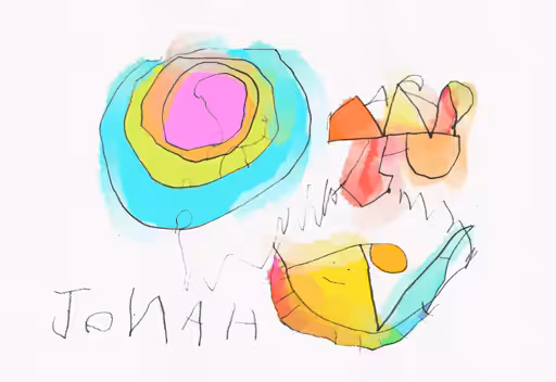 Abstract Drawing 001 Colored