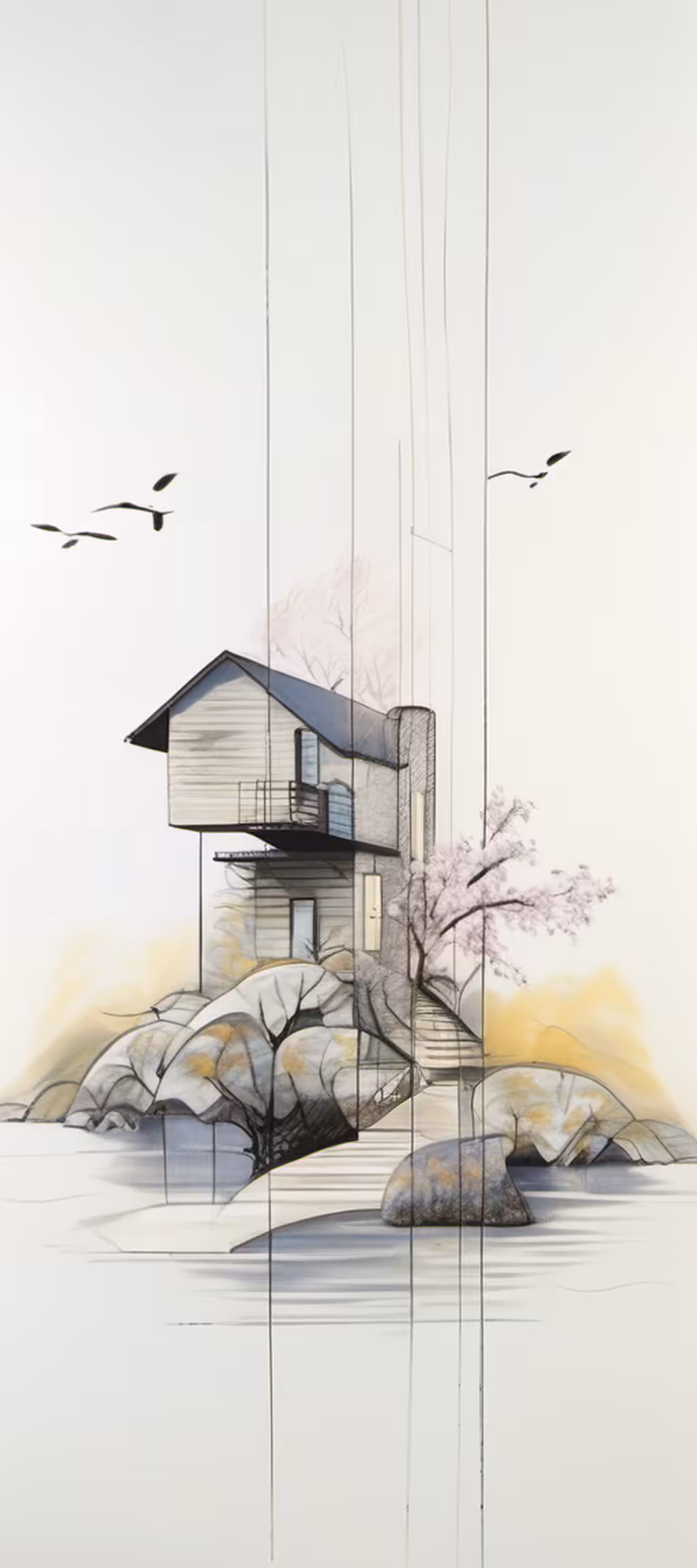 Tall Houses + Trees #8
