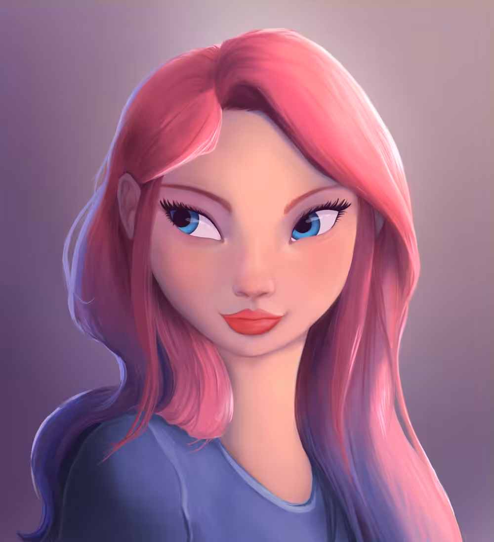 The Girl with the Pink Hair