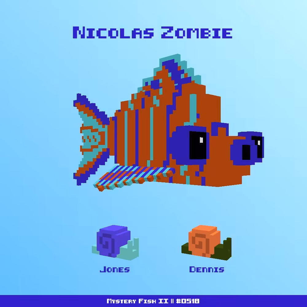 Nicolas Zombie :: Mystery Fish 0518/1000 