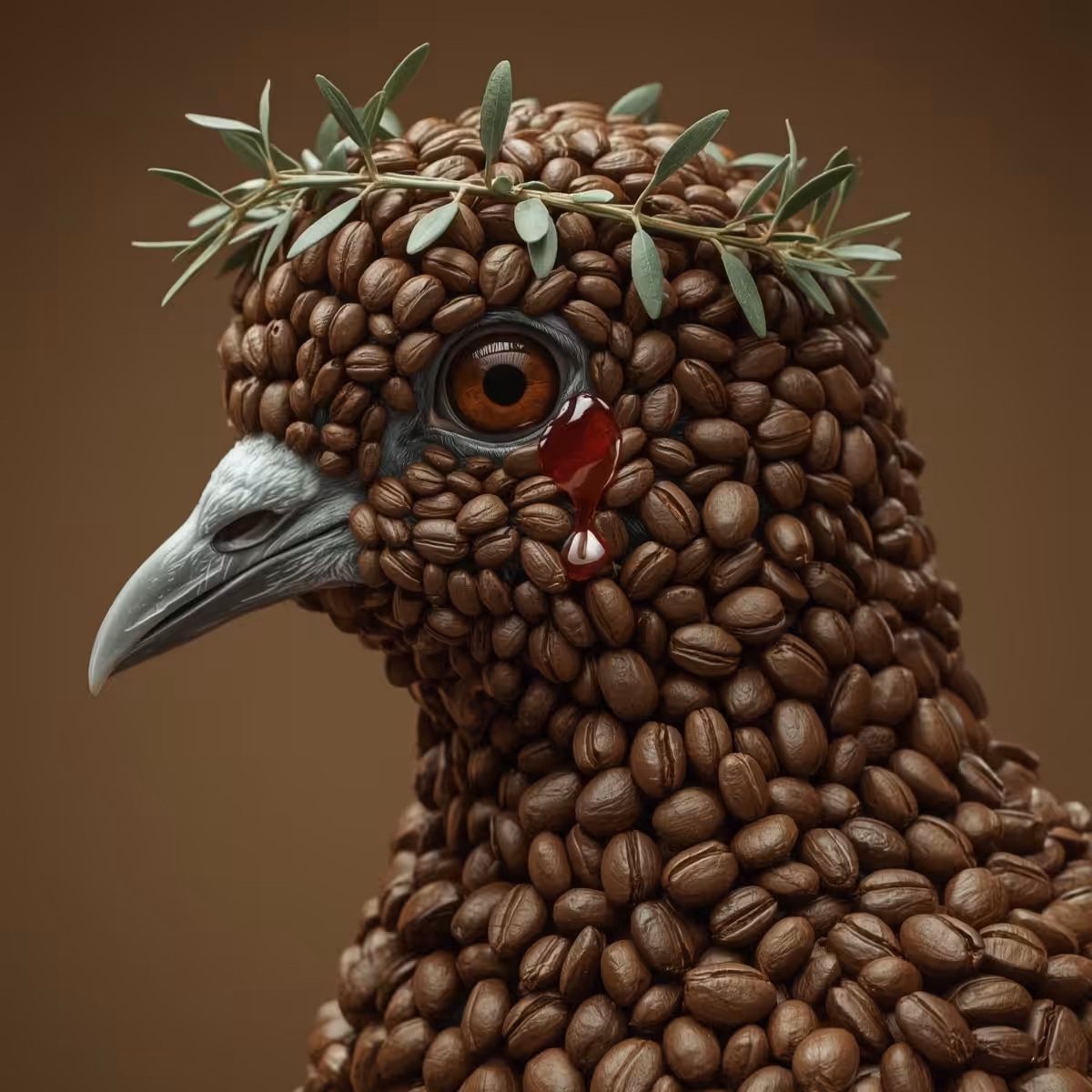 Coffee Animals: Coffee Pigeon 002