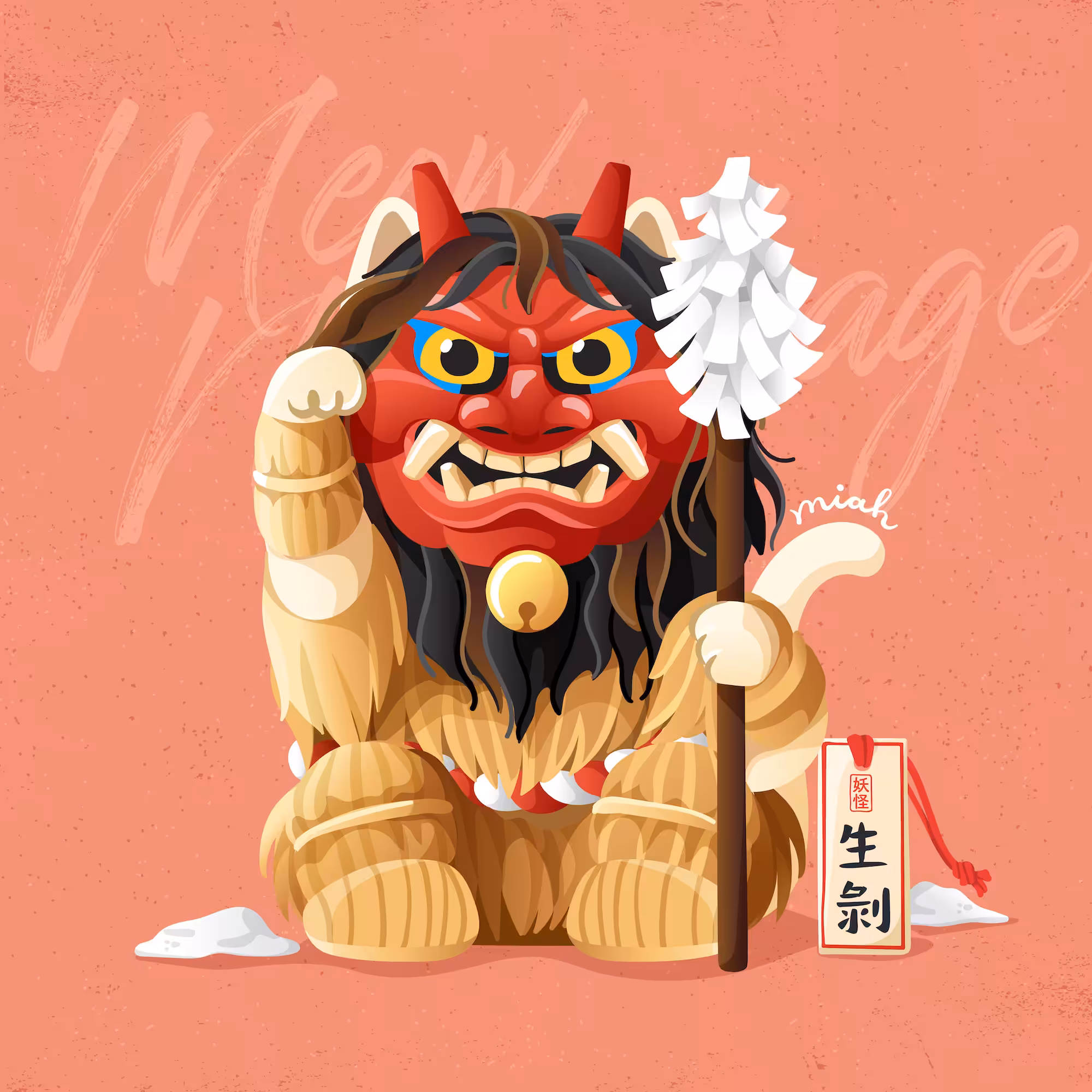 Manekineko x Yokai : Meow Namahage