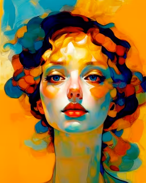 The Happy Valley: Radiant Muse: A Symphony of Color