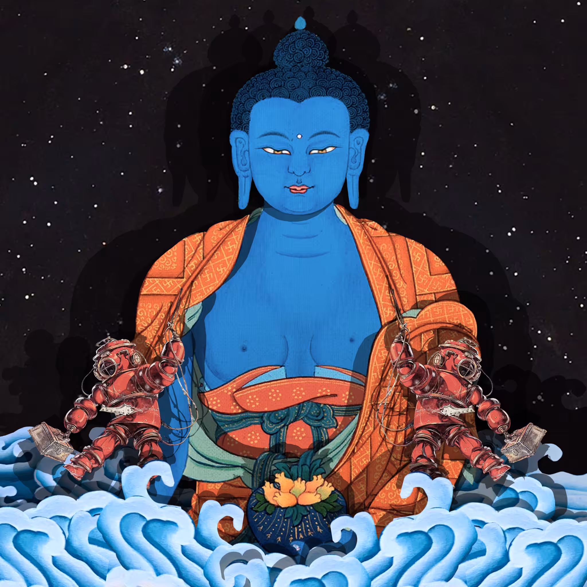 Paper Buddha Buddies: PaperBuddhaBuddy #040