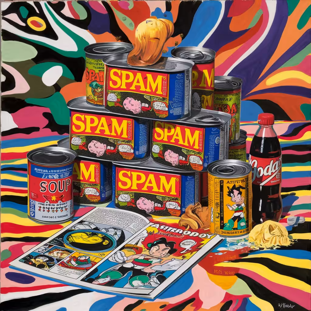 FROM SPAM TO SLOP - SPAM ART: Spam and Manga