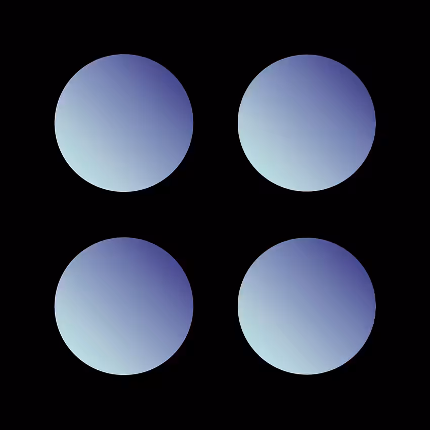 Four Blue Circle