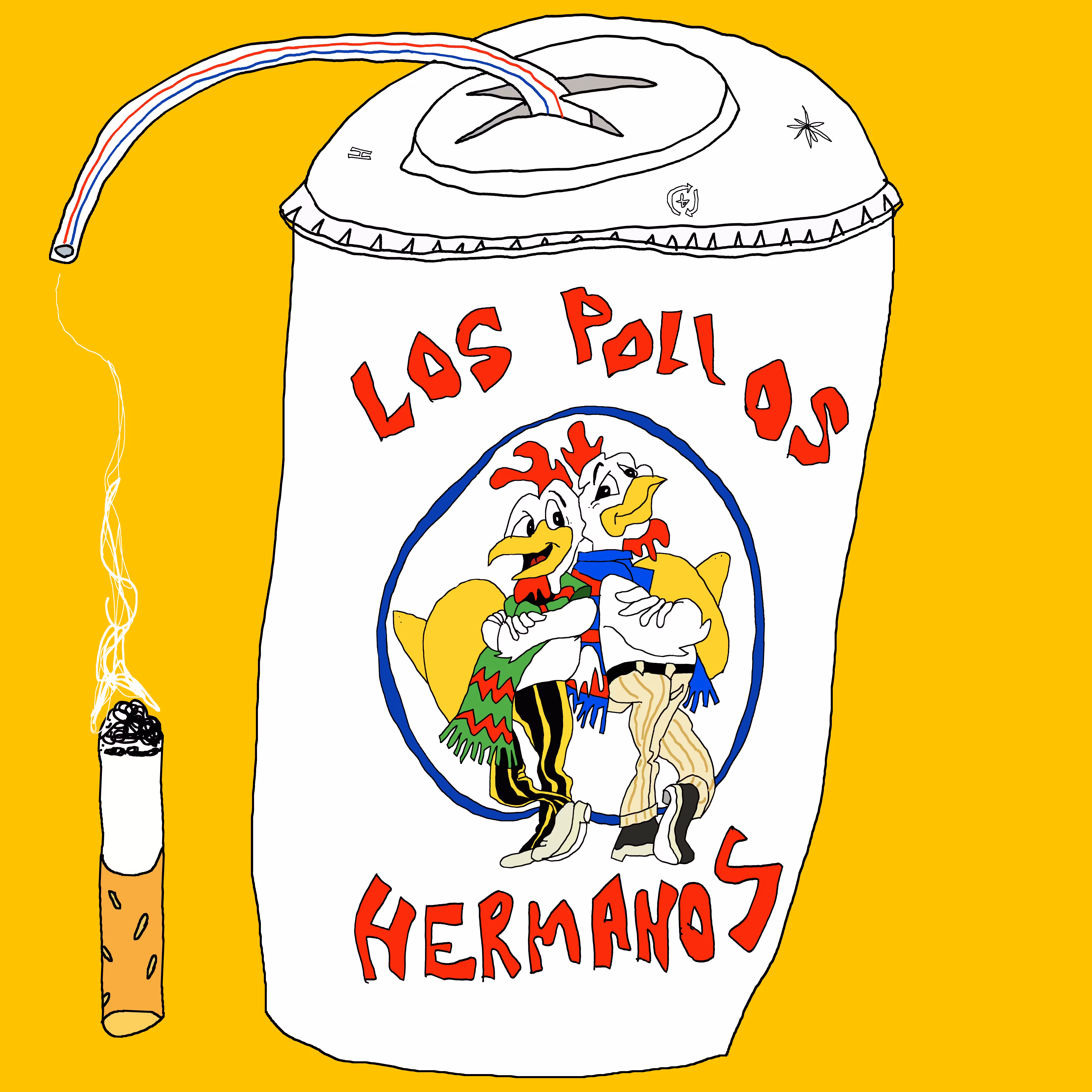 Combo bebida Pollos Hermanos + cigarrillo