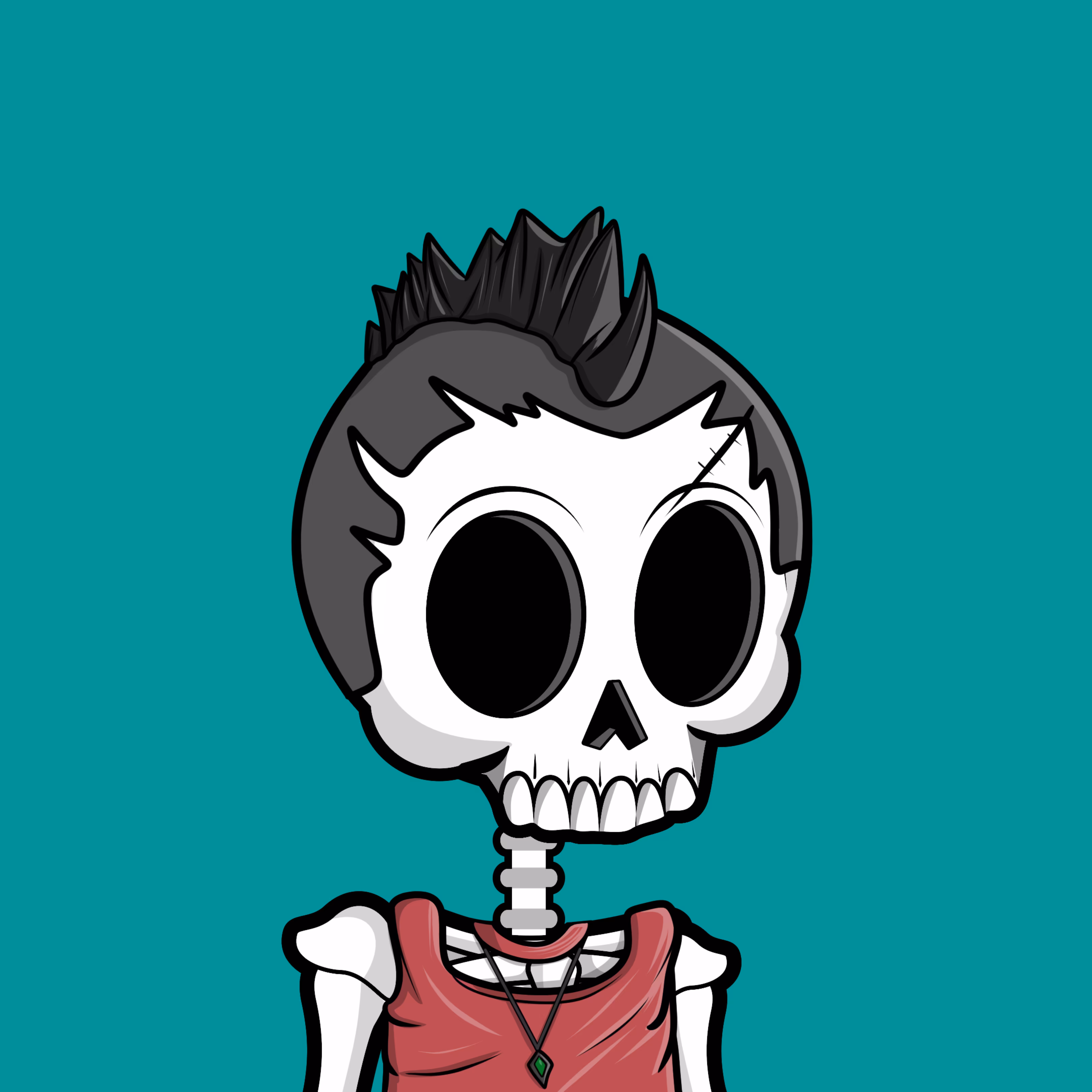 Edgar The Skeleton - Vaas #328