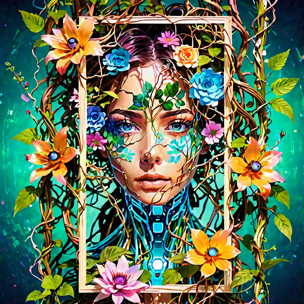 Hybrid Aesthetics: Floral Interface