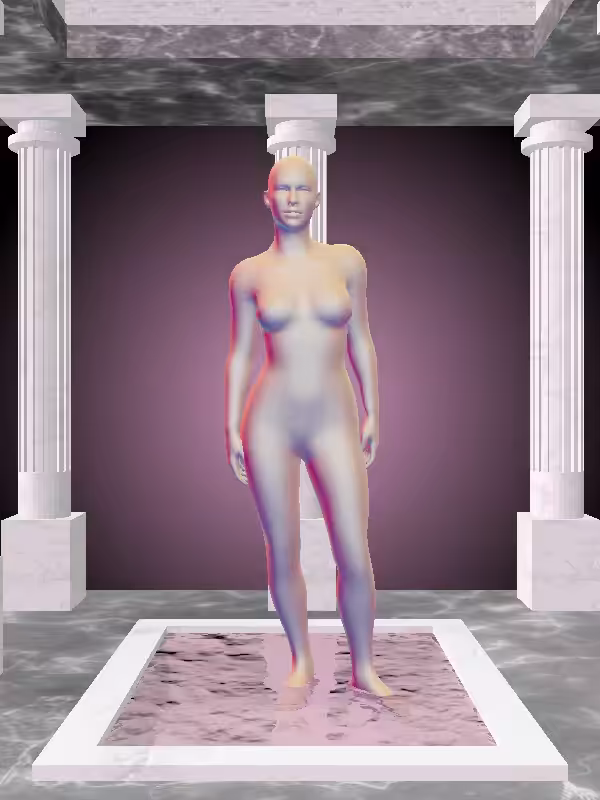 HeavenComputer: The Threatening Multichrome Haze Woman #6626