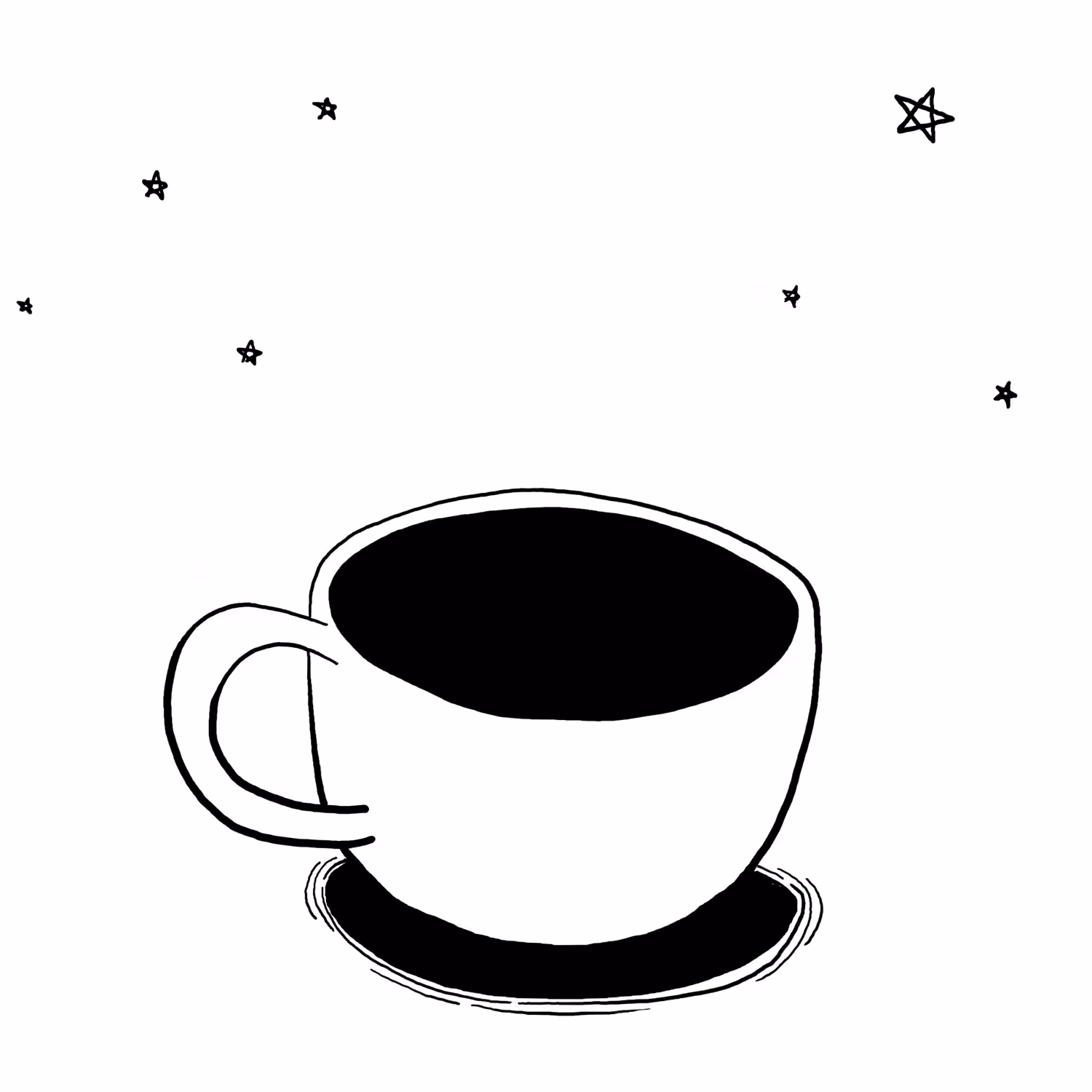 COFFEE,MOON and the diver