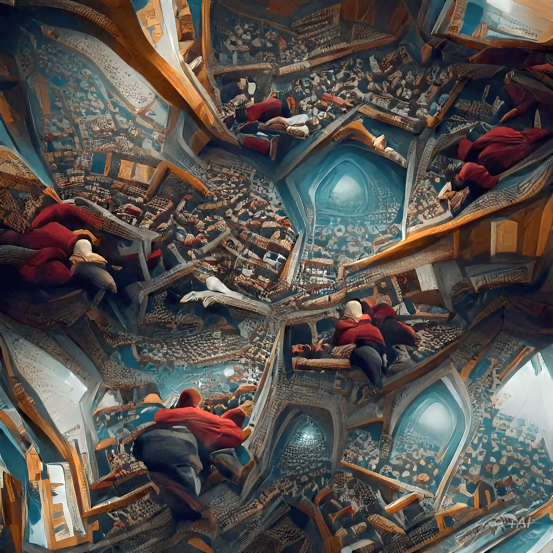 4 dimensional Ottoman temple
