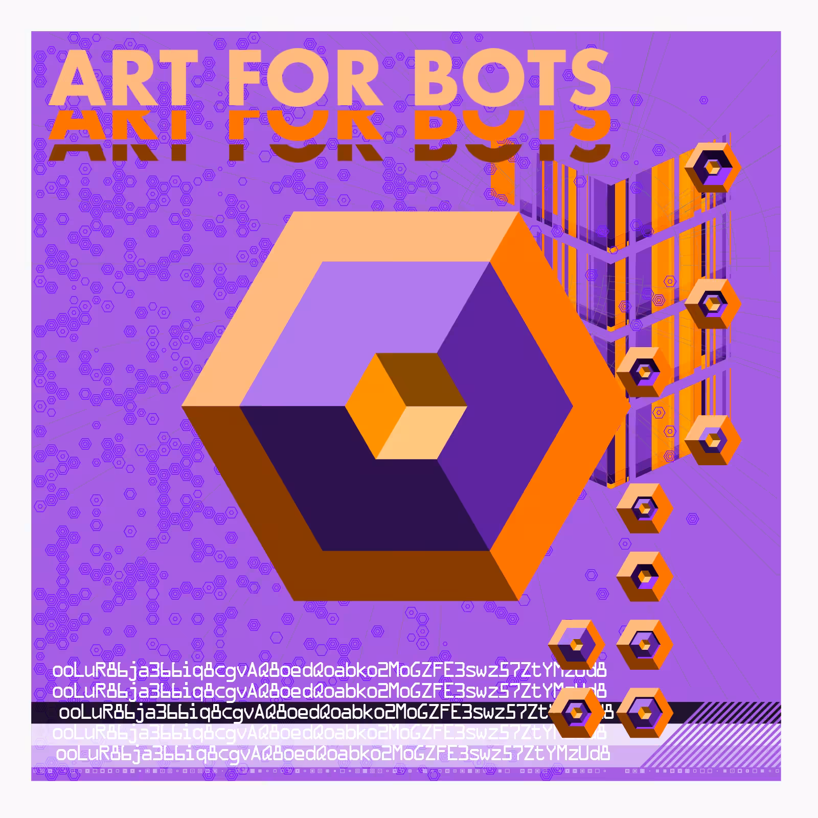 Hexagones - Art forBots forHumans forPrint #1
