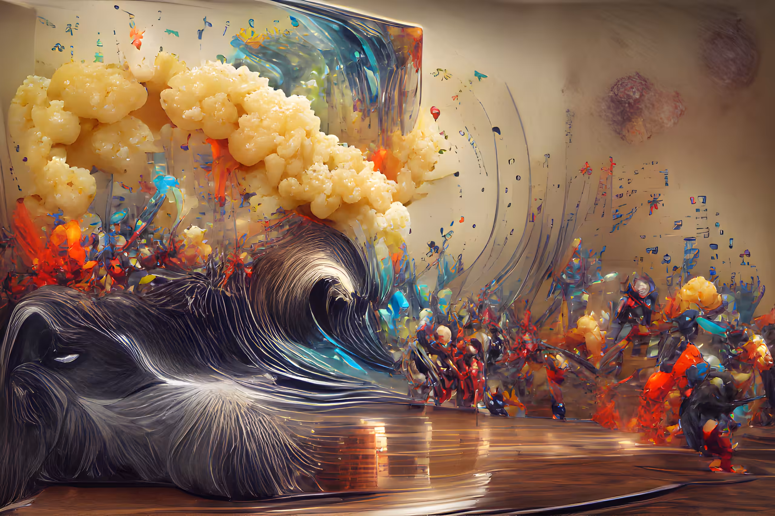 Great art is both a particle and a wave