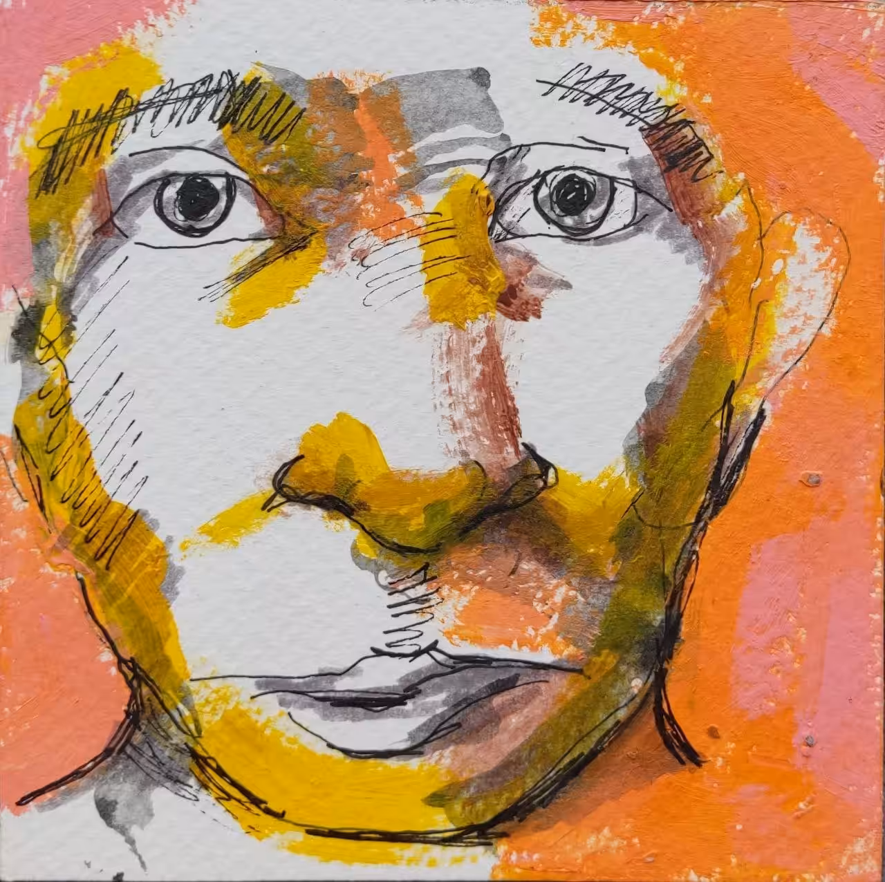Portrait of a man .