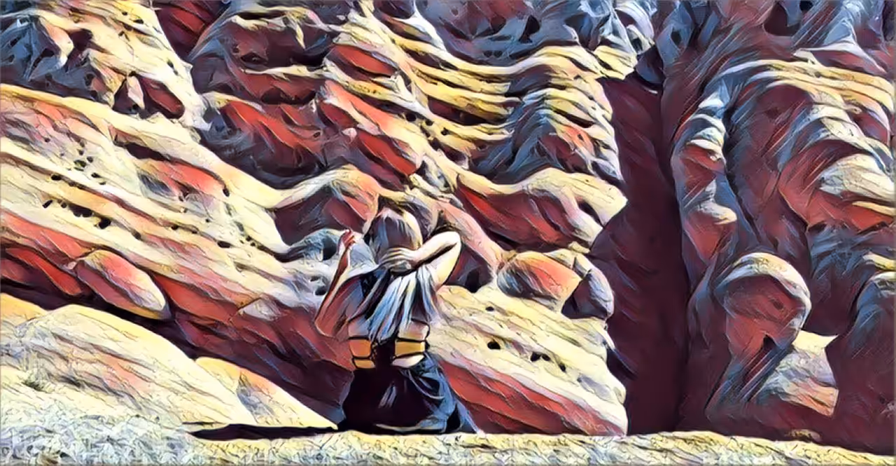 A girl in the heart of the mountain2