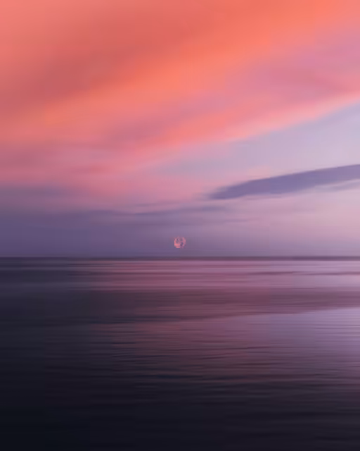 Dreamy Moonset