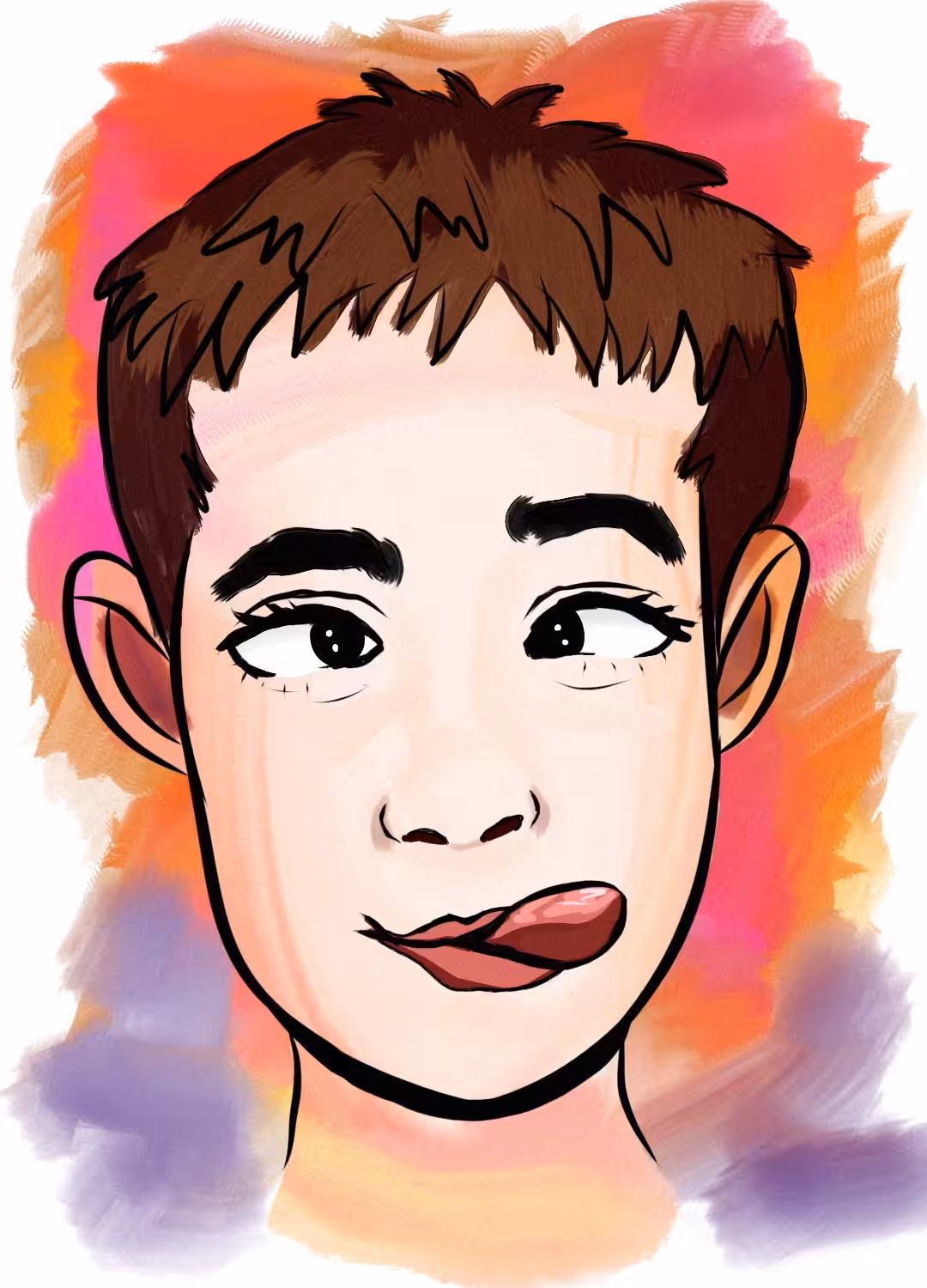 Art Of Abolfazl : Silly Face 