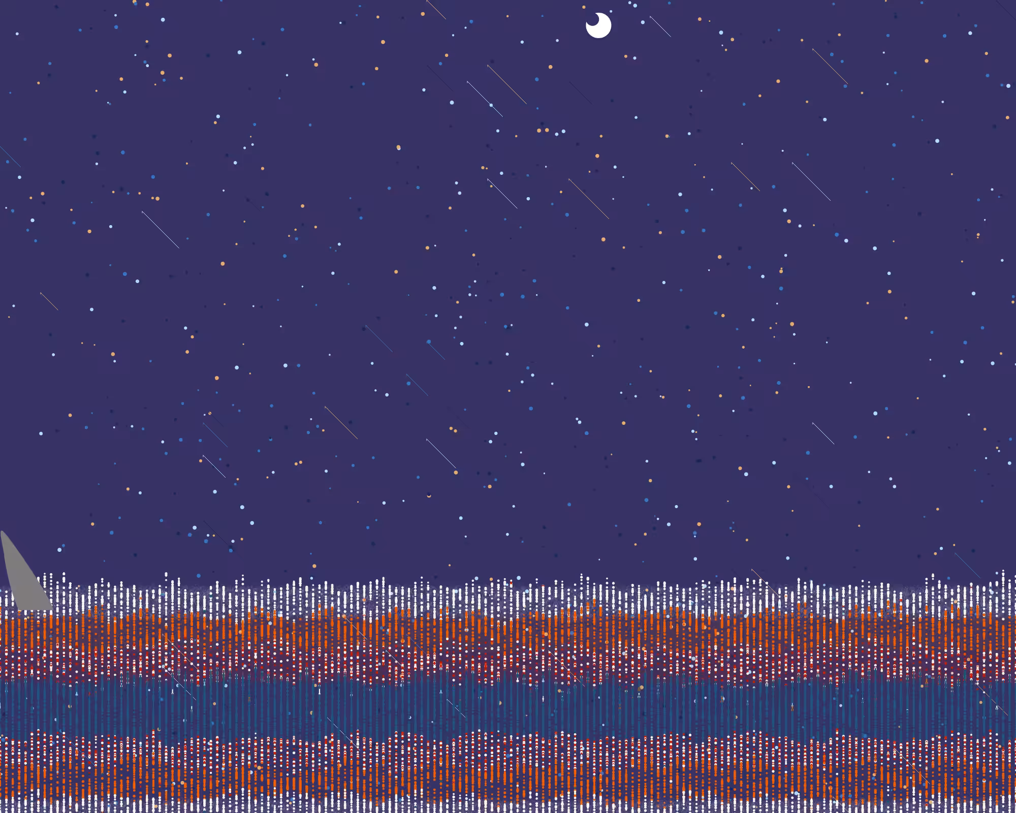 dangerous,ocean,shooting star and night #40
