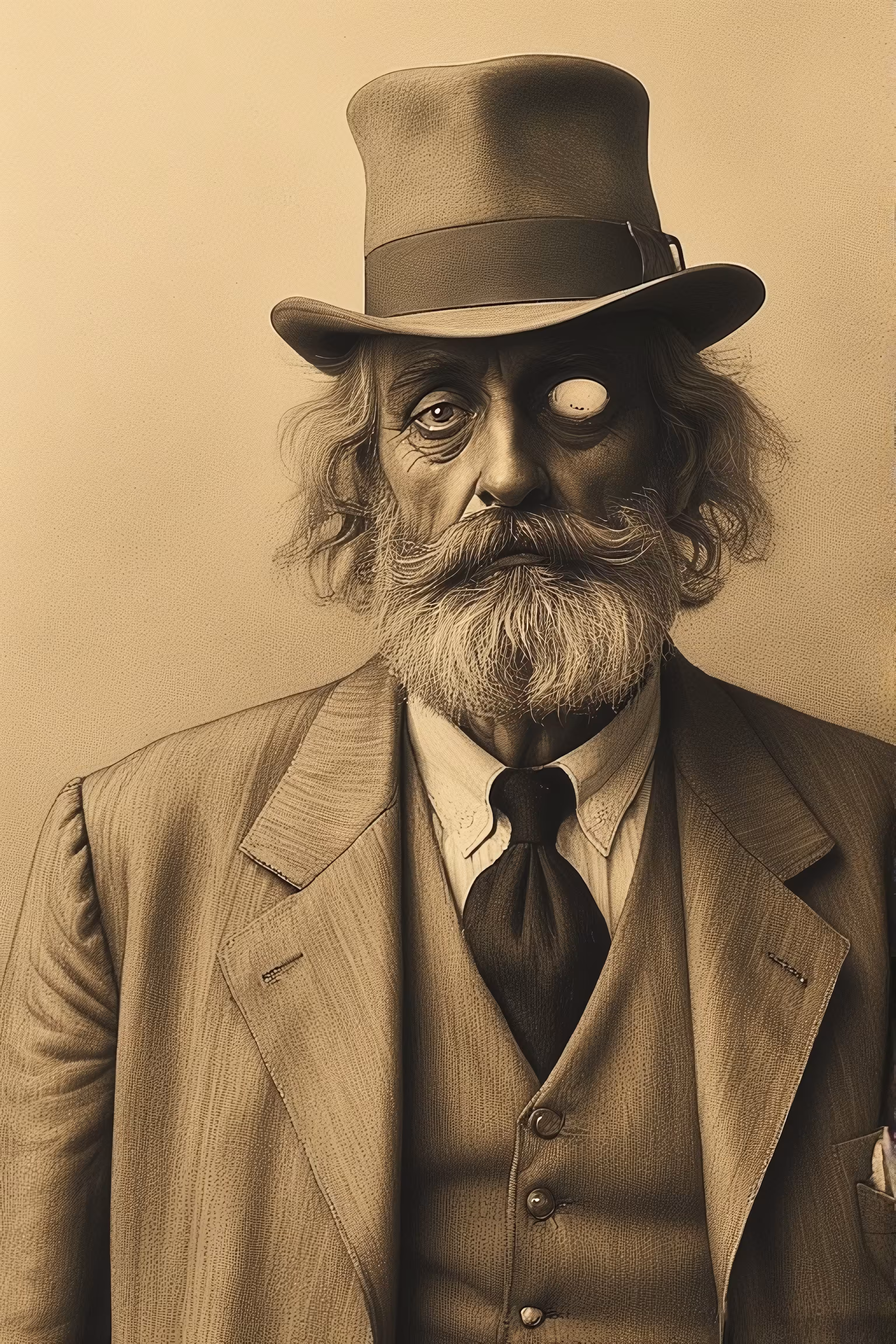 365 Brushstrokes of the Future: The Victorian Anomaly: The Glass-Eyed Gentleman