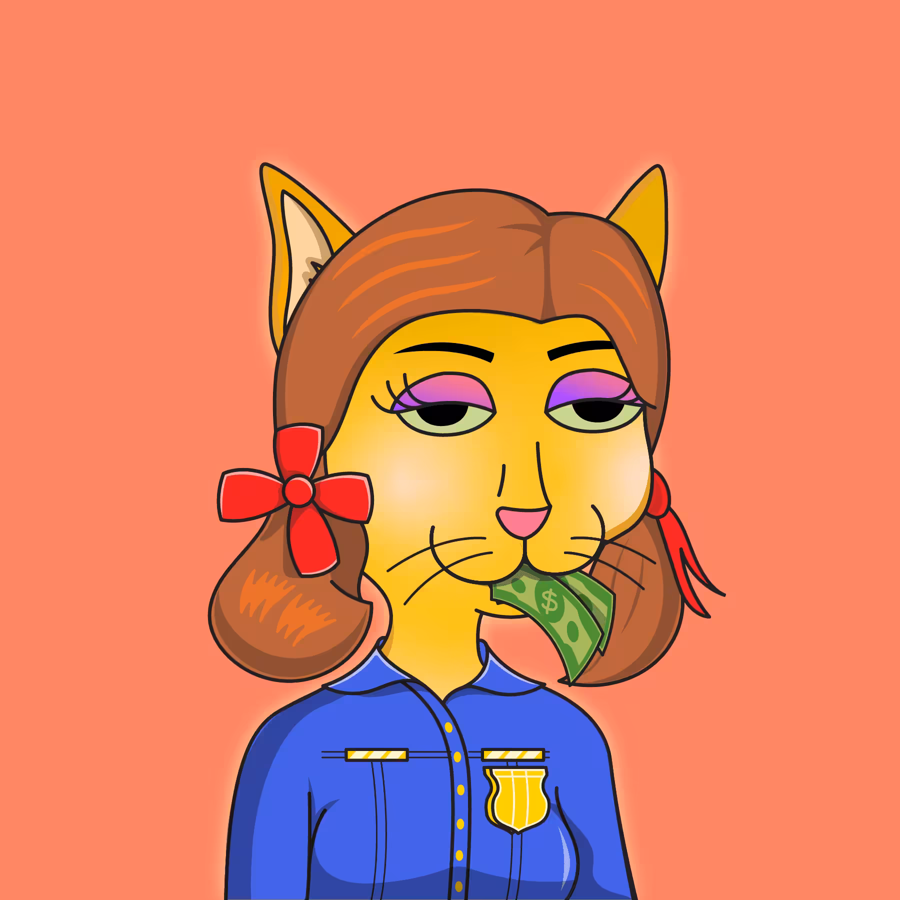 Girl Cat #505