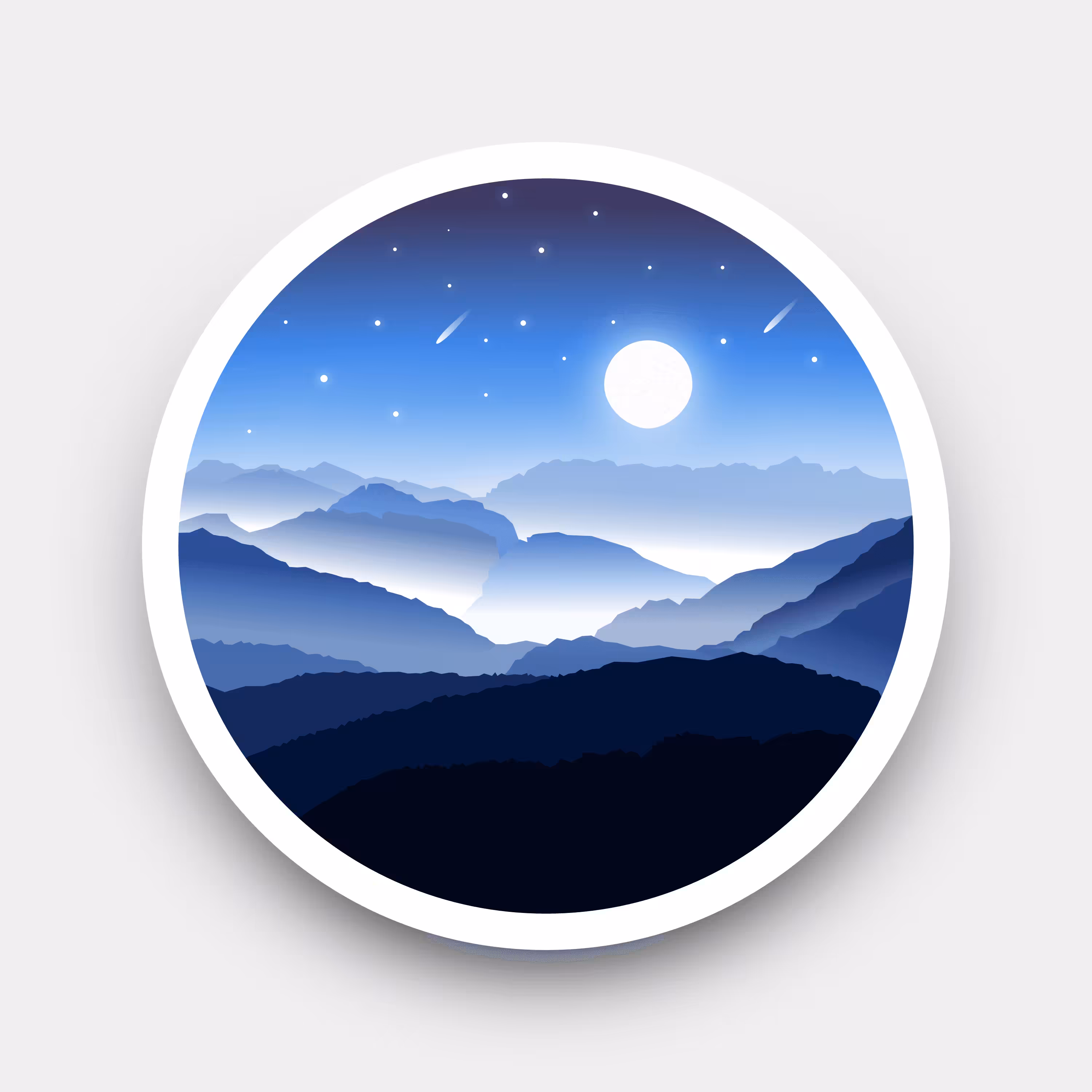 Fog mountains
