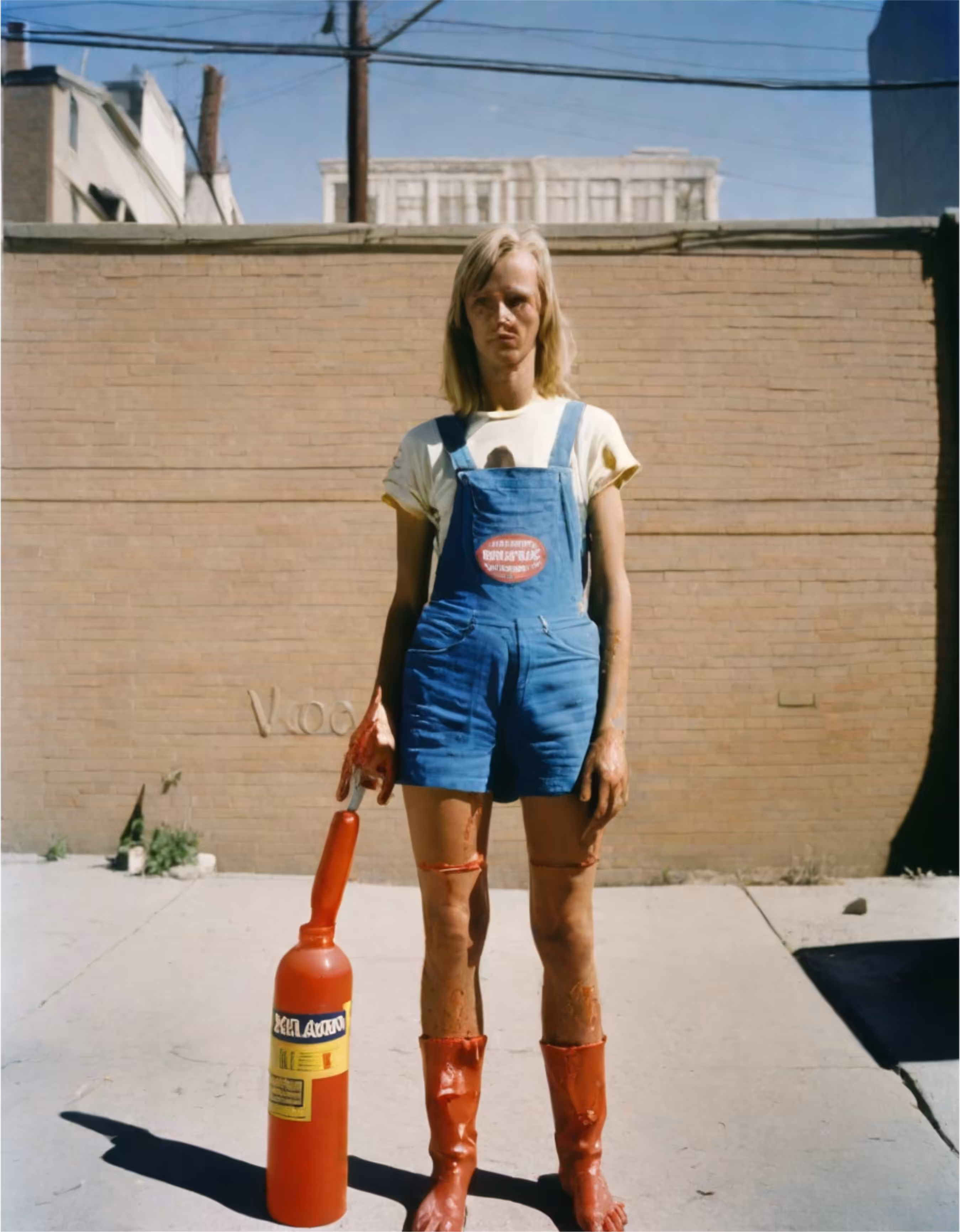 GIRL AND HYDRANT 