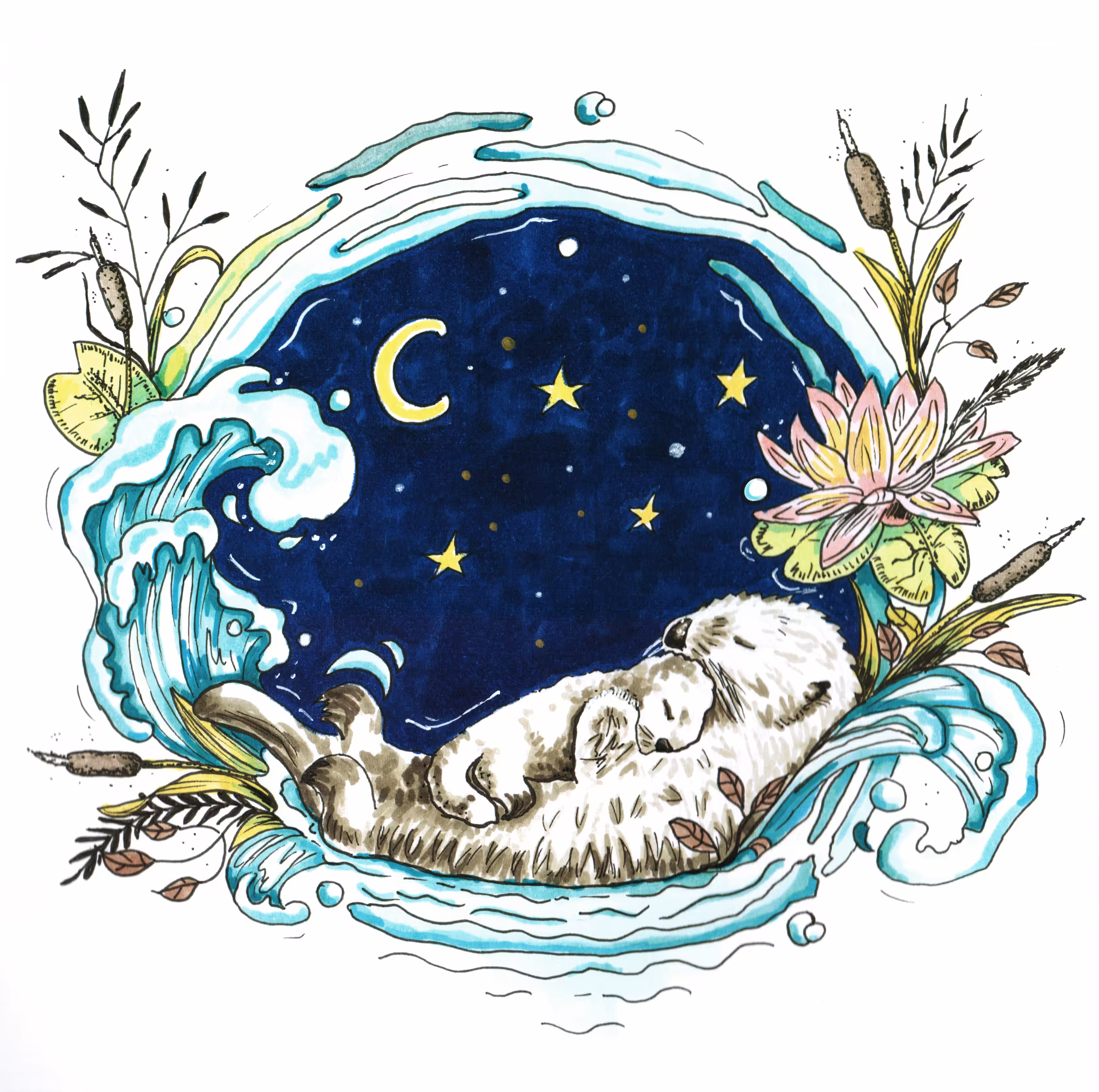Mom otter